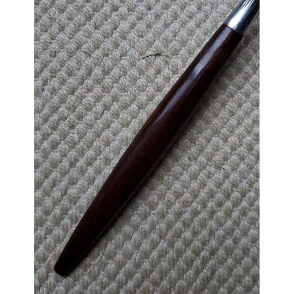 4 AMERICAN TEMPO Stainless Canoe Muffin Wood Flatware Dinner Butter Knife Knives - Picture 2 of 5